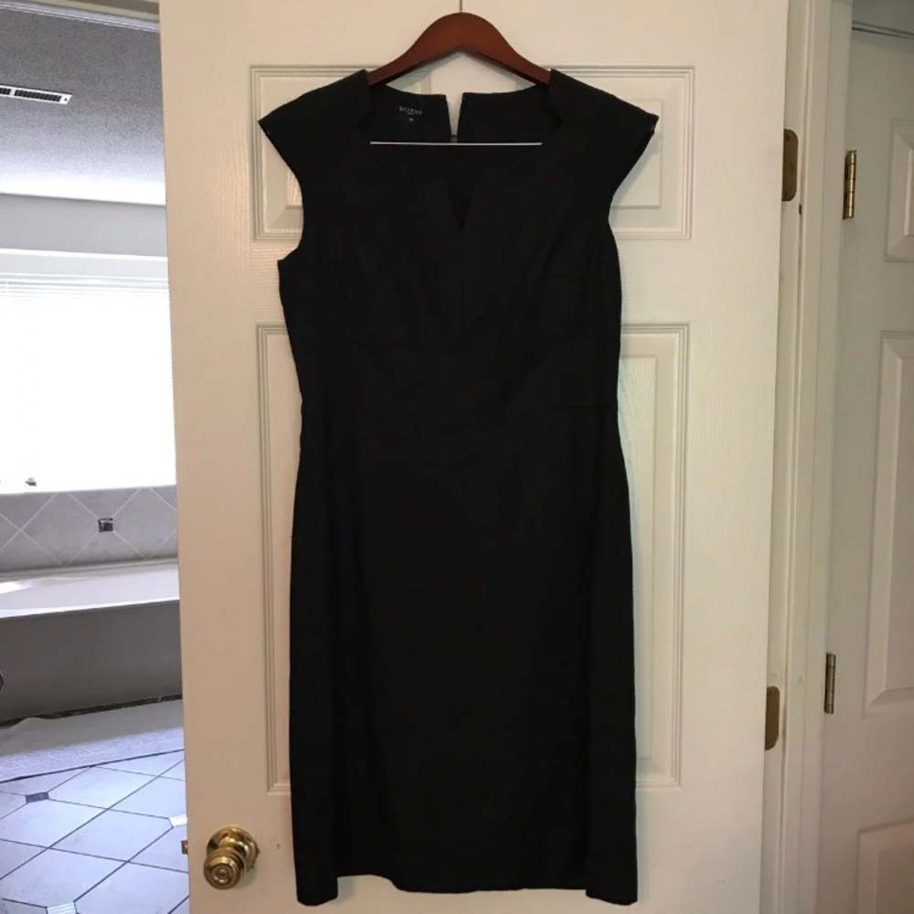 Black cocktail dress
